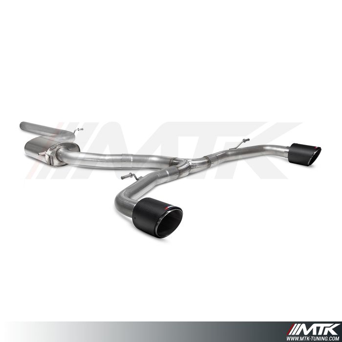 GPF-back avec tube intermedaire Volkswagen Golf MK8 / MK8.5 GTi